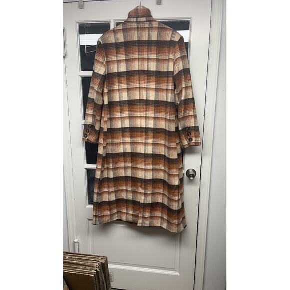 Pretty Little Thing Plus Size Wool Oversized Duster Coat Size 14 - Picture 12 of 15